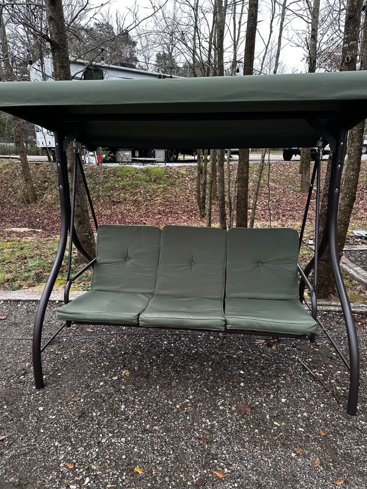 Customer photo — Veranda Pro garden swing in the garden