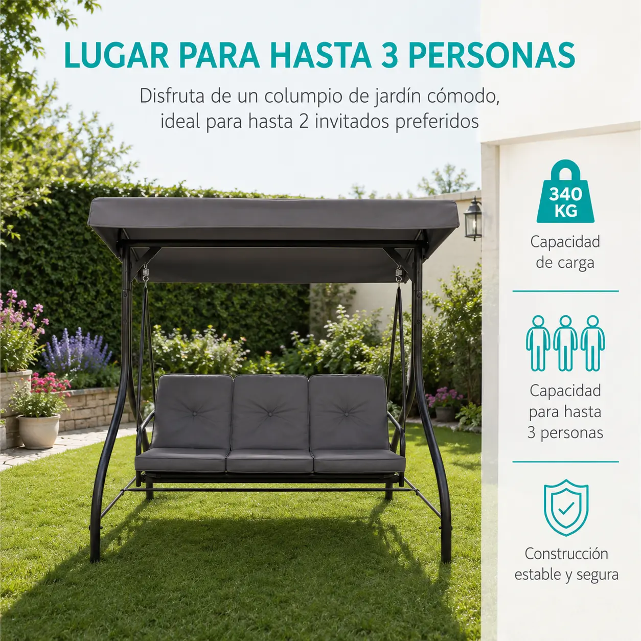 Veranda Pro garden swing — image 7